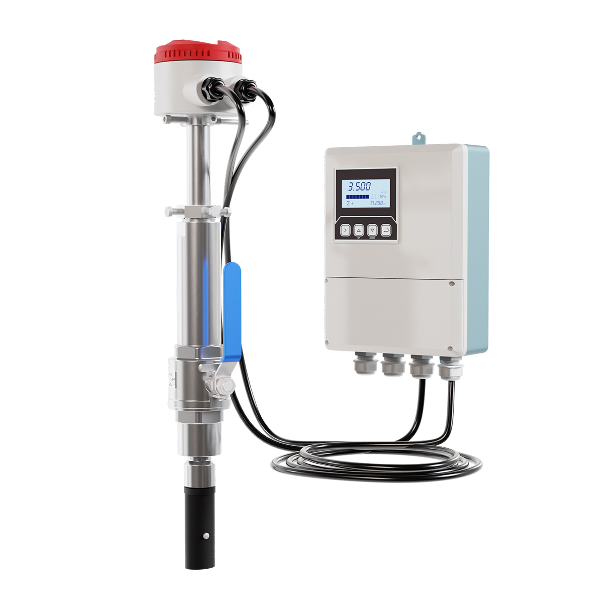 Insertion Type Electromagnetic Flowmeter