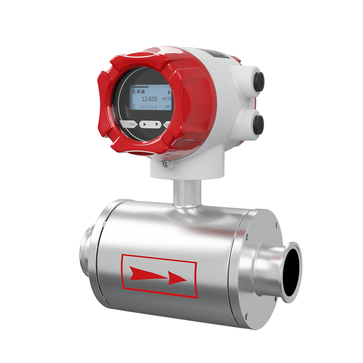 Sanitary Electromagnetic Flowmeter For Food Processing