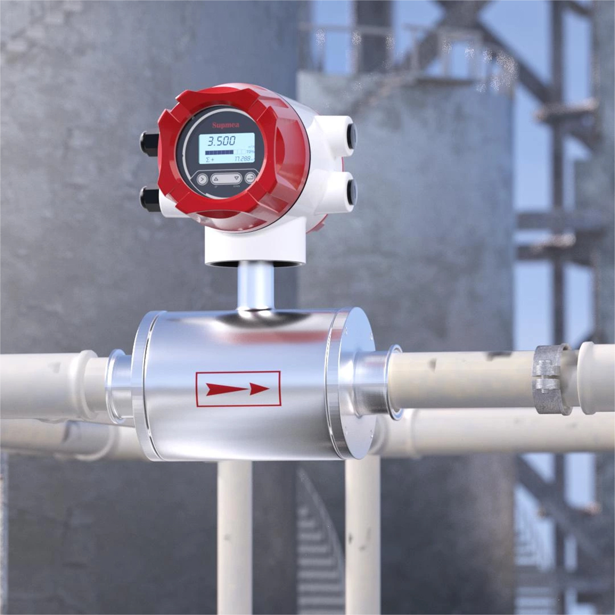 Sanitary Electromagnetic Flowmeter For Food Processing