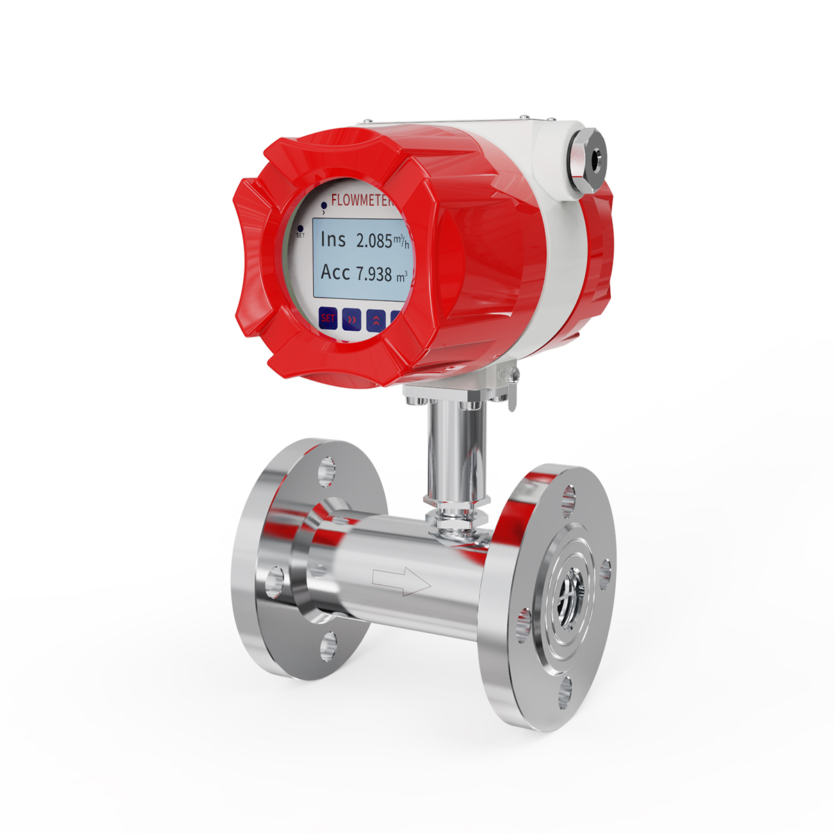 SUP-LWGY Turbine flowmeter flange connection