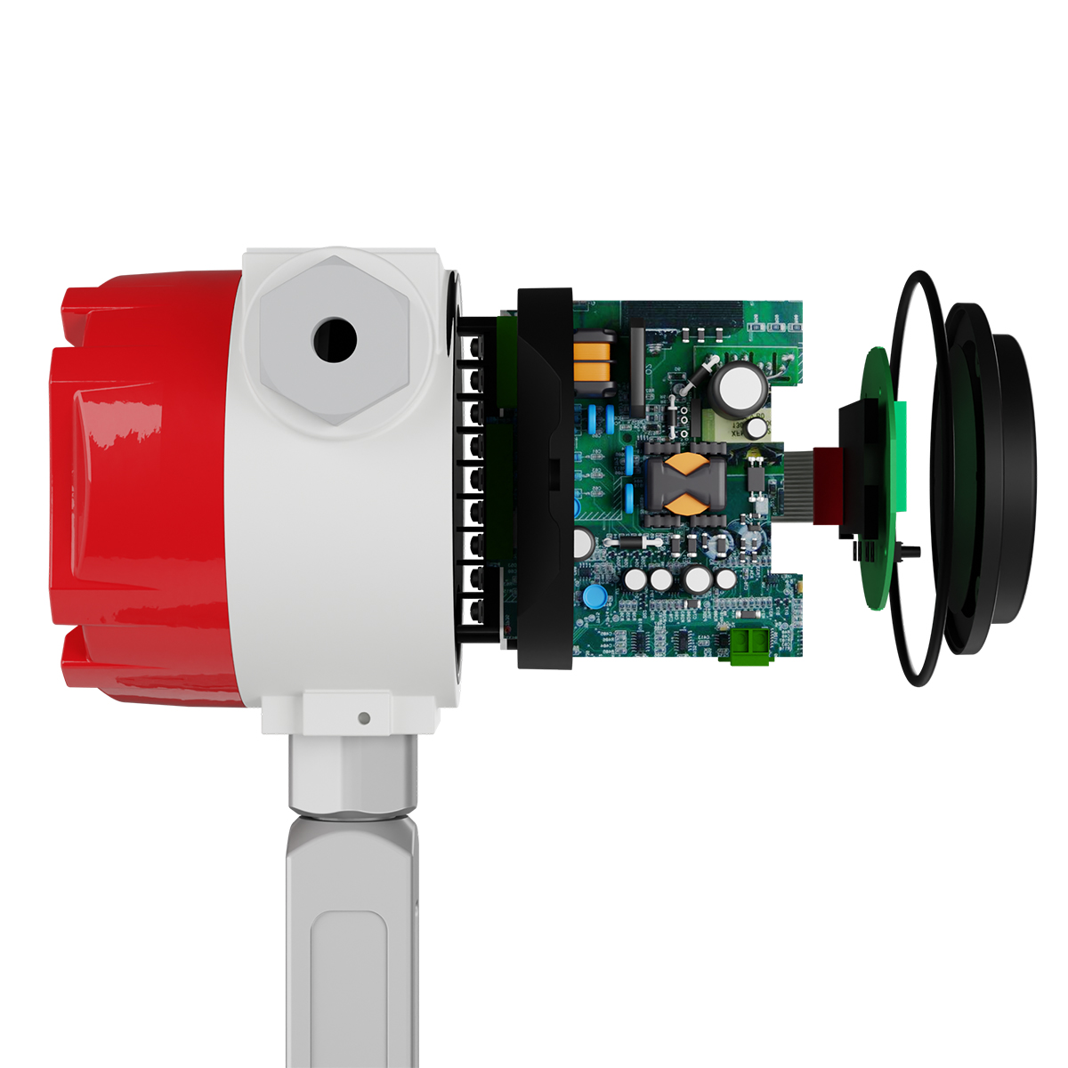 Vortex flowmeter without temperature & pressure compensation