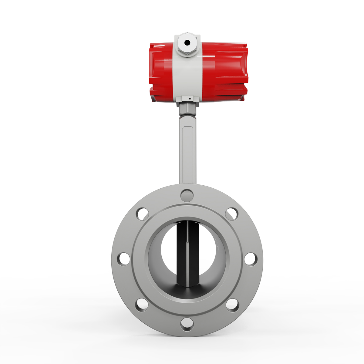 Vortex flowmeter wafer installation